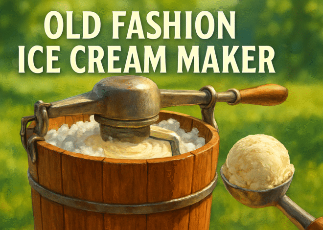 Why People Are Returning To The Old Fashion Ice Cream Maker